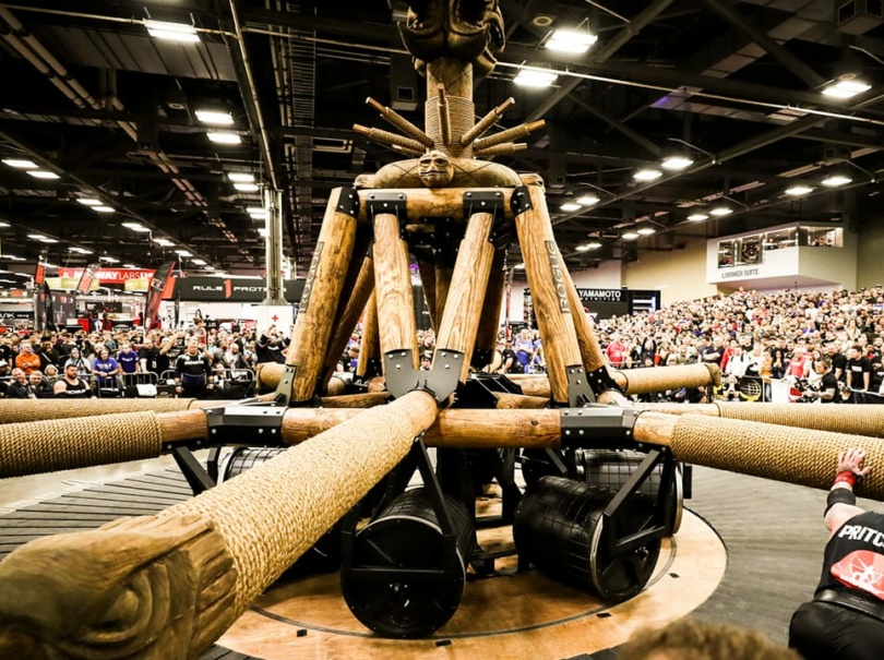 2019 Arnold Strongman Classic Rogue Wheel Of Pain Highlights Rogue